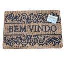Ver imagem 2 de Capacho Antiderrapante Fibra de Coco 0,40x0,60m Panama 1