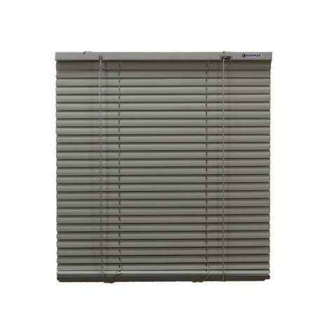 Persiana Horizontal Alumínio Bege (largura 50 X 45 Cm Altura) 25mm - Cortina 0,50 X 0,45 M