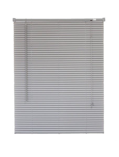 Persiana Horizontal PVC Cinza Larg 120 x 132 cm Alt 25mm - 1