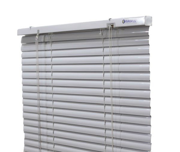 Persiana Horizontal Alumínio Branca (Largura 109 x 183 cm Altura) 25mm - cortina 1,09 x 1,83 m - 4