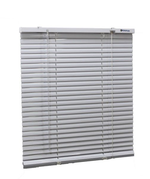 Persiana Horizontal Alumínio Branca (Largura 109 x 183 cm Altura) 25mm - cortina 1,09 x 1,83 m - 2