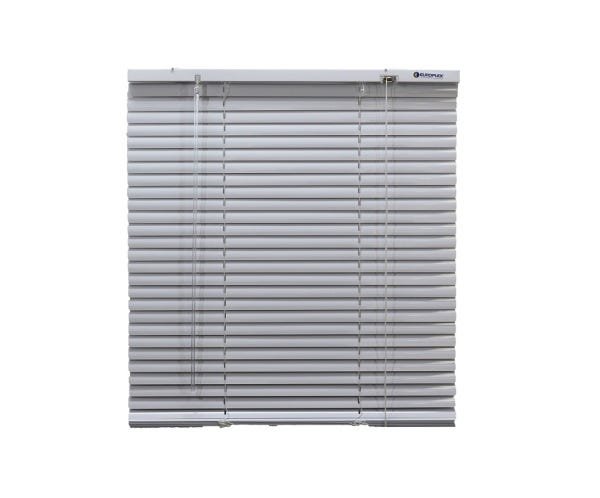 Persiana Horizontal Alumínio Branca (Largura 109 x 183 cm Altura) 25mm - cortina 1,09 x 1,83 m - 1