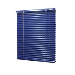 Persiana Horizontal Alumínio Azul (Largura 50 x 45 cm Altura) 25mm - cortina 0,50 x 0,45 m - 3