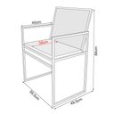 Ver imagem 3 de Kit 2 Poltronas Isa Industriais Veludo Base Cobre para Sala Quarto e Recepção - Cobre/preto
