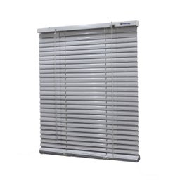 Persiana Horizontal Alumínio Branca (Largura 50 x 45 cm Altura) 25mm - cortina 0,50 x 0,45 m - 3 Persiana Horizontal Alumínio Branca (Largura 50 x 45 cm Altura) 25mm - cortina 0,50 x 0,45 m - 3