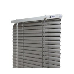 Persiana Horizontal Alumínio Prata (Largura 60 x 140 cm Altura) 25mm - cortina 0,60 x 1,40 m - 4