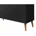 Ver imagem 4 de Buffet Aparador Retrô Delux 2 Portas Preto