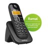 Aparelho Ramal TS 3111 Extençao Data e Hora Alarme Bina Top - 2