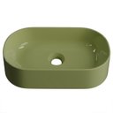 Ver imagem 7 de Cuba Pia de Apoio para Banheiro Oval 43cm Hera C08 Verde - Mpozenato