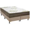 Cama Box King: Colchão Molas Superpocket Ensacadas Ortobom Gold Ultragel + Base Bege(186x198) - 1