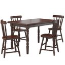 Ver imagem 1 de Conjunto Mesa de Jantar 125cm com 4 Cadeiras Multimóveis CR50083