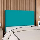 Ver imagem 2 de Cabeceira Queen 160 Cm com Frame Luna Suede Azul Turquesa Artte