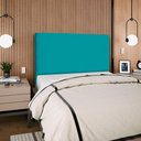 Ver mais imagens de Cabeceira Queen 160 Cm com Frame Luna Suede Azul Turquesa Artte
