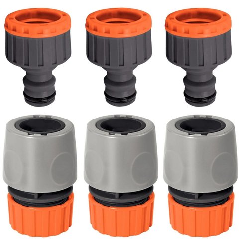 Engate Rápido Para Mangueira De 1/2" Polegada + Bico Para Torneira Engate Rápido | Tramontina | Kit