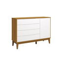 Ver imagem 6 de Quarto de Bebê Completo Classic Elfe Branco Savana Amadeirado