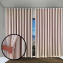 Ver imagem 2 de cortina de apartamento Paris corta luz 5,00 x 2,50 palha