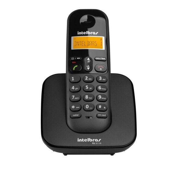Kit Telefone sem Fio Intelbras Multifuncional com Ramal Bina - 6