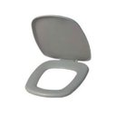 Ver imagem 2 de Assento Sanitário Cinza Almofadado Quadrado Atlas