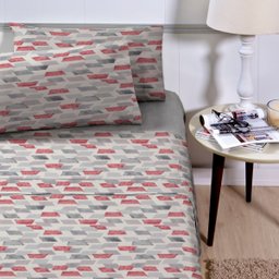 Jogo de Cama Queen 100% Algodão 4pçs Essenciale Estampados:epifanio - 2