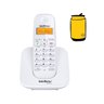 Aparelho Telefone Fixo sem Fio Digital Branco Intelbras Bina - 1