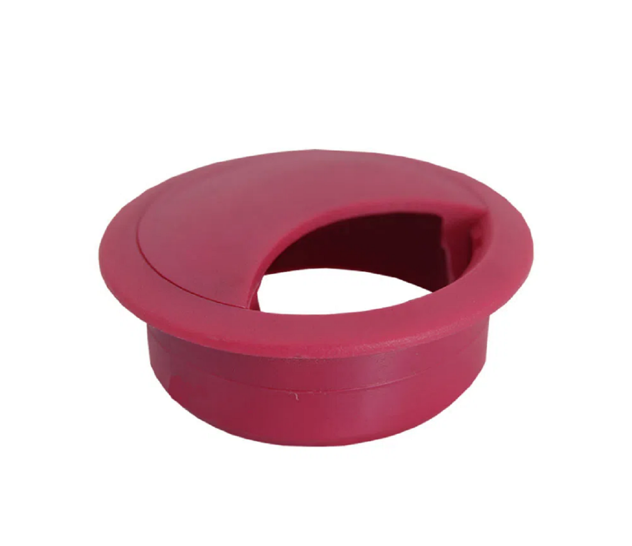 Acabamento Passa Fio Cabo 60mm Móveis Mesa Escritório 10pçs:cereja/60mm - 1