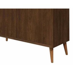 Buffet Aparador Retrô Delux 2 Portas Malbec - 4