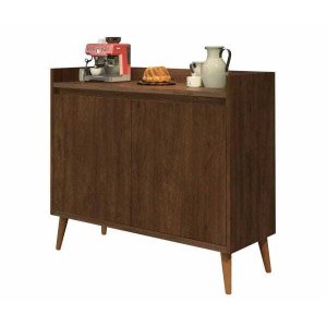 Buffet Aparador Retrô Delux 2 Portas Malbec