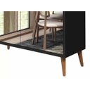 Ver imagem 4 de Buffet Aparador Retrô com Espelho Delux 2 Portas Preto