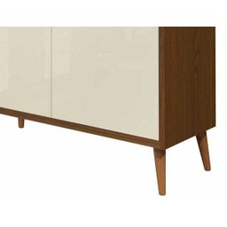 Buffet Aparador Retrô Delux 2 Portas Freijó com Off-White - 4