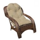 Ver imagem 2 de Conjunto de Poltronas Fibra Sintética Lisboa - 4 Poltronas + 1 Mesa Centro - Tecido Duna Deserto