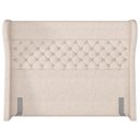 Ver imagem 4 de Cabeceira Cama Box Queen 160 Cm P05 Madrid Linho Cru - Lyam Decor