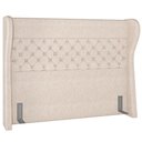 Ver imagem 1 de Cabeceira Cama Box Queen 160 Cm P05 Madrid Linho Cru - Lyam Decor