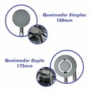 Ver imagem 5 de Fogão para Cozinha Industrial 4 Bocas Queimador Ferro Fundido 30 Cm Sebem