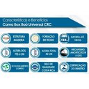 Ver imagem 3 de Cama Box Baú Casal Universal Rústico Black (138x188x36) - Paropas