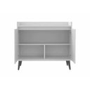 Ver imagem 5 de Balcão Buffet Retrô Delta 2 Portas Branco Gloss