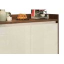 Ver imagem 3 de Balcão Buffet Retrô Delta 2 Portas Malbec com Off-white