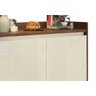 Balcão Buffet Retrô Delta 2 Portas Malbec com Off-White - 3