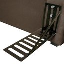 Ver imagem 6 de Cabeceira Cama Box Casal 140cm Suede Velut Marrom - King House
