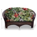 Ver imagem 2 de Conjunto de Sofá Fibra Sintética Cairo - 1 Sofá 2 L + 2 Poltronas + 1 Mesa Centro - Tecido