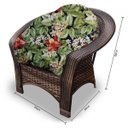 Ver imagem 3 de Conjunto de Sofá Fibra Sintética Cairo - 1 Sofá 2 L + 2 Poltronas + 1 Mesa Centro - Tecido