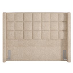 Cabeceira Cama Box Queen 160cm Pisa P02 Bouclé Bege - Mpozenato - 6