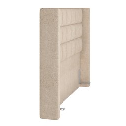 Cabeceira Cama Box Queen 160cm Pisa P02 Bouclé Bege - Mpozenato - 5