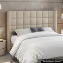 Ver imagem 2 de Cabeceira Cama Box Queen 160cm Pisa P02 Bouclé Bege - Mpozenato