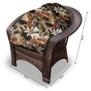 Ver imagem 3 de Conjunto de Sofá Fibra Sintética Cairo - 1 Sofá 2 L + 2 Poltronas + 1 Mesa Centro - Tecido