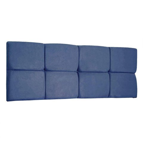 Cabeceira Painel Queen 1,60m Nina Suede - Pallazio Cor Azul Marinho