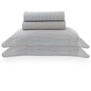 Ver imagem 3 de Jogo de Cama Casal 200 Fios Vintage Oren - Kacyumara Estampado