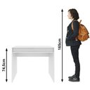 Ver imagem 6 de Mesa Escrivaninha para Quarto com Gaveta 90cm Branco Me4173