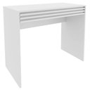 Ver imagem 1 de Mesa Escrivaninha para Quarto com Gaveta 90cm Branco Me4173