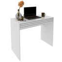 Ver imagem 5 de Mesa Escrivaninha para Quarto com Gaveta 90cm Branco Me4173