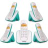 Telefone sem Fio 4 Ramal Adicional Id Bina Ts 3110 Intelbras - 1